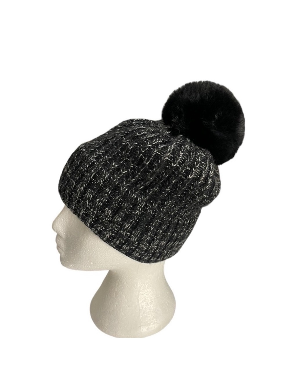 Norla NWT alpaca wool black white knit winter toque hat gorpcore casual neutral